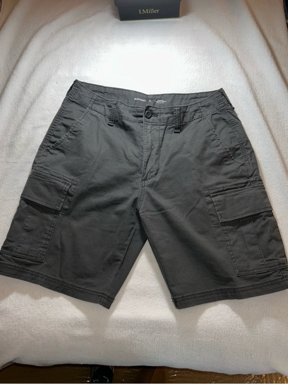 Old Navy Men's Dark Gray Cargo Shorts